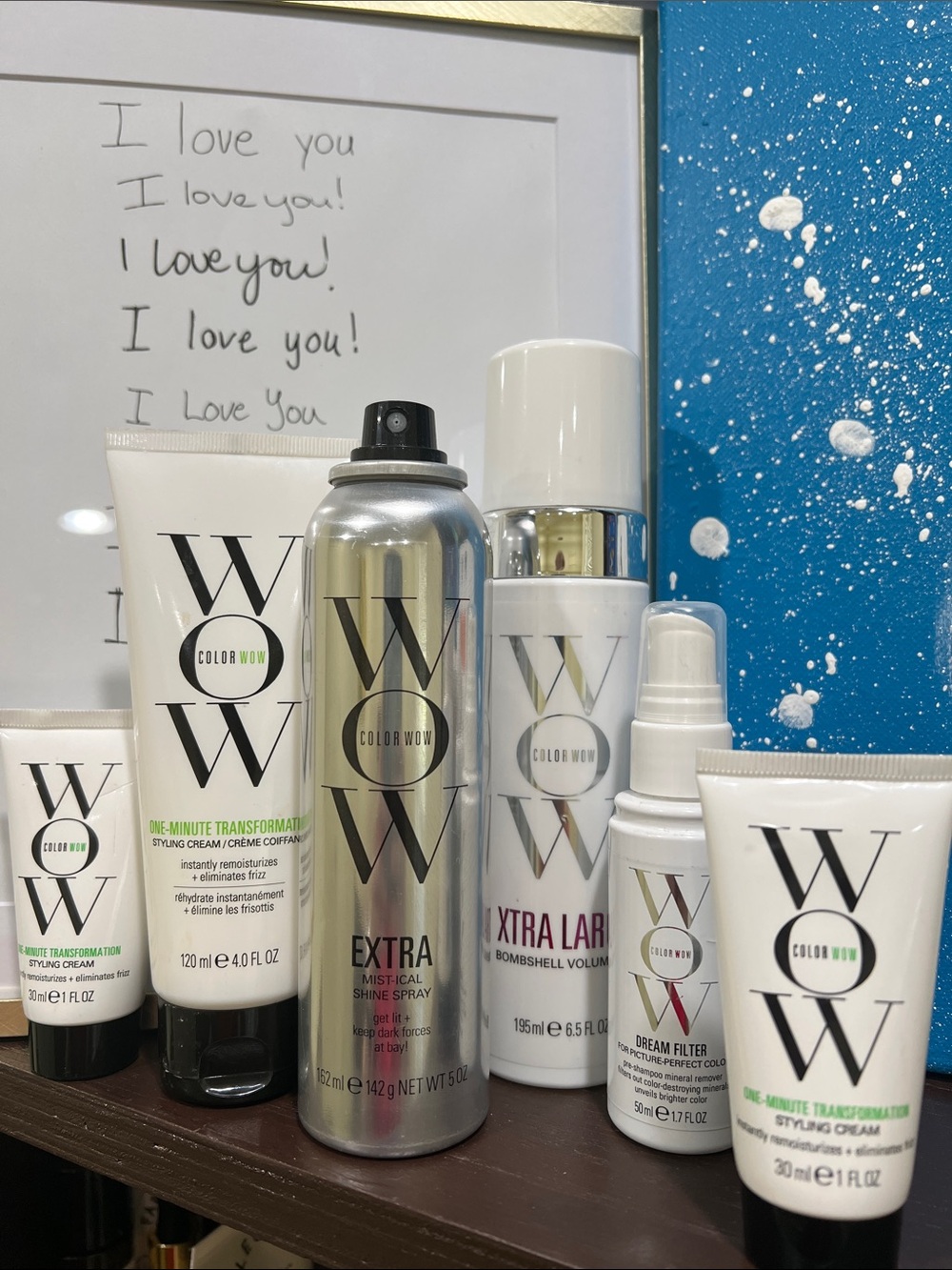 Color WOW Hair Care Lot~Volumizer~Shine Spray~Dream Filter~Styling Cream~$90 Rtl
